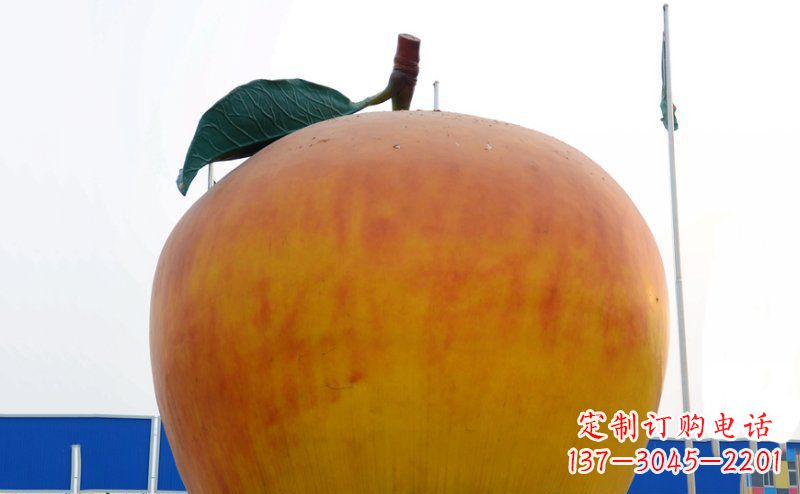 南通不锈钢苹果雕塑浓缩艺术精髓