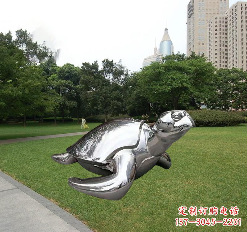 南通不锈钢海龟雕塑传承海洋文化的象征