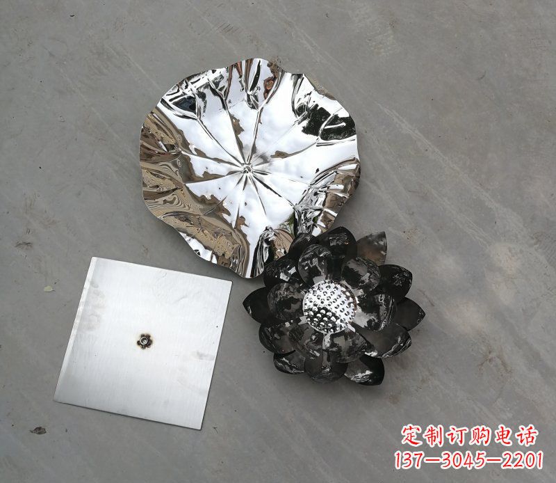 南通不锈钢荷叶雕塑传承传统文化