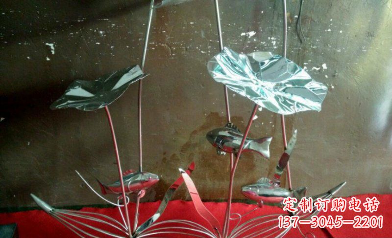 南通不锈钢荷花雕塑