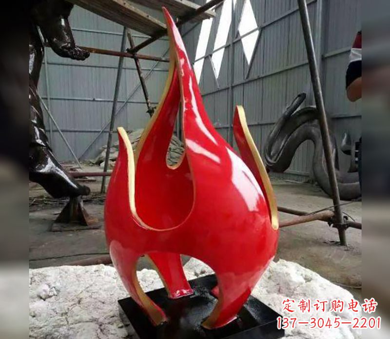 南通不锈钢火龙果雕塑传承传统文化的艺术品