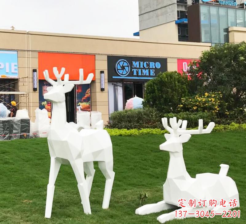 南通不锈钢小鹿雕塑艺术之美