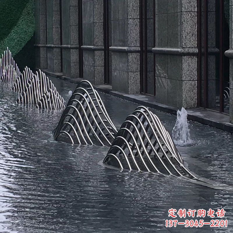 南通不锈钢假山雕塑精美外形,百变造型