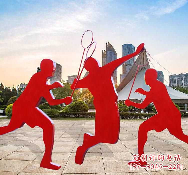 南通不锈钢羽毛球雕塑艺术与运动的完美结合