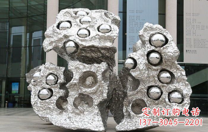 南通不锈钢莲蓬雕塑——传承古老文化的艺术瑰宝