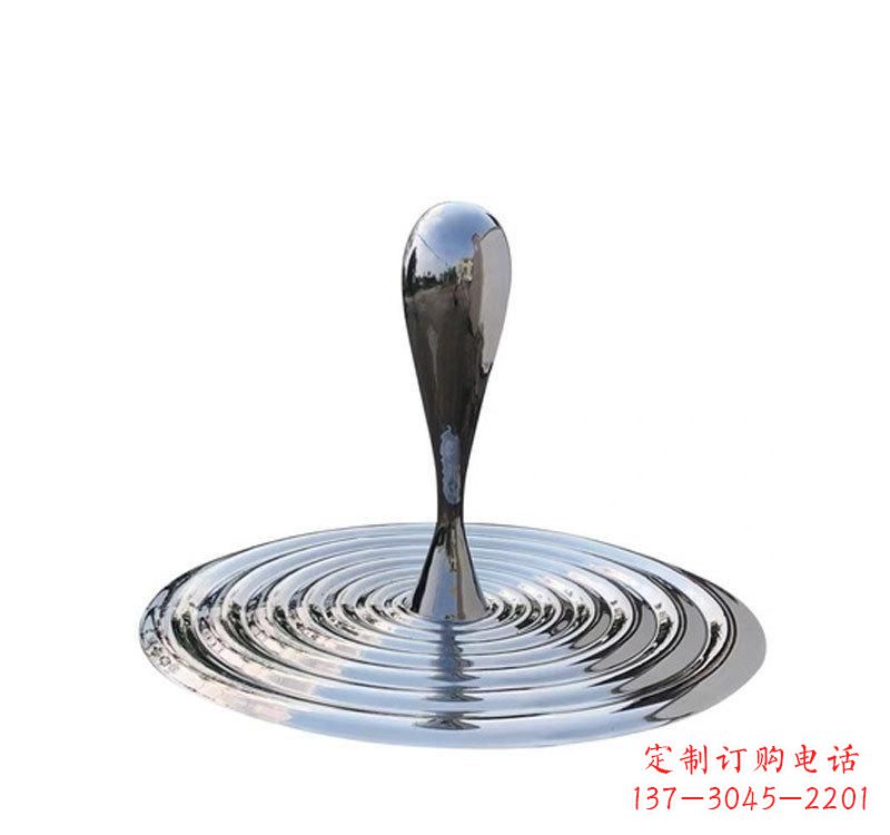 南通不锈钢景区水滴雕塑精美绝伦