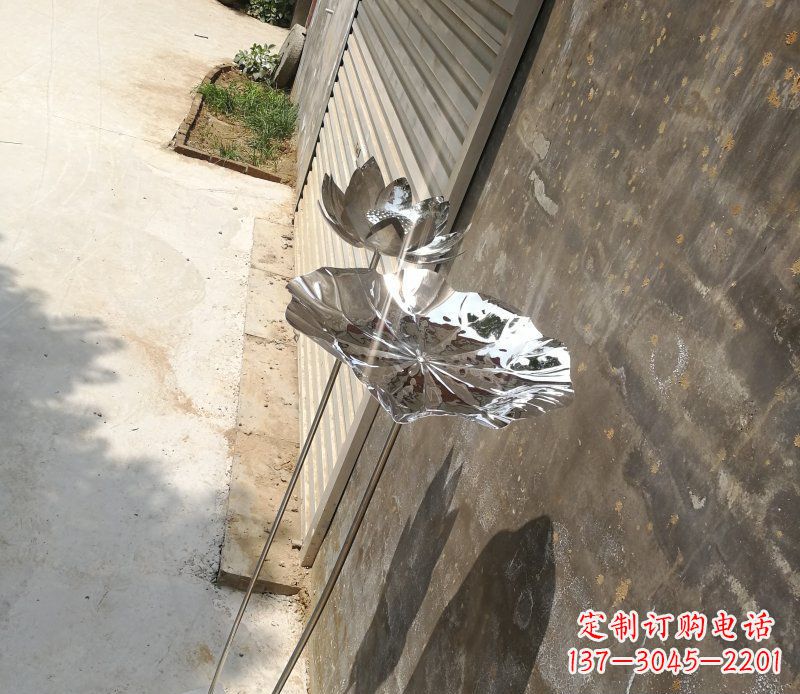 南通不锈钢荷叶雕塑精美的艺术瑰宝