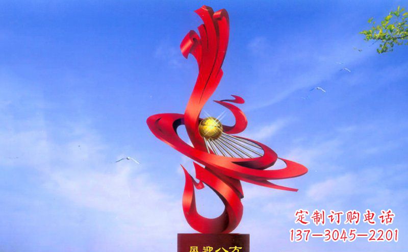 南通不锈钢孔雀雕塑——迎接八方美好