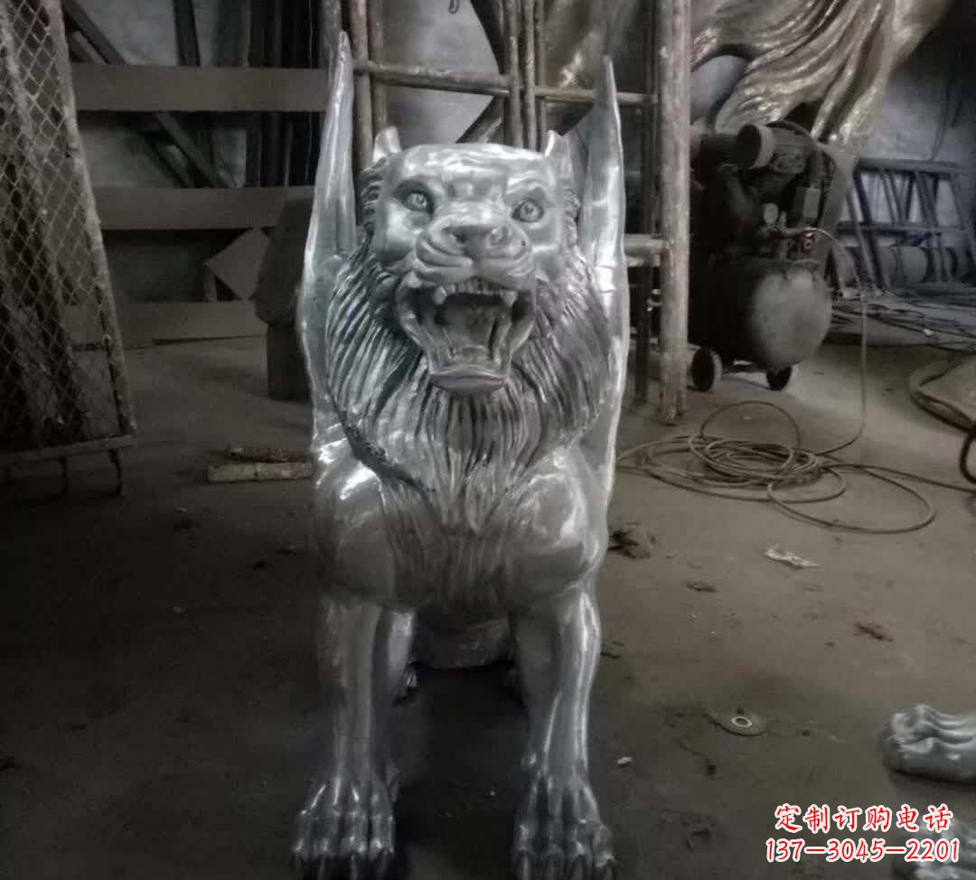 南通不锈钢老虎雕塑经典的艺术品