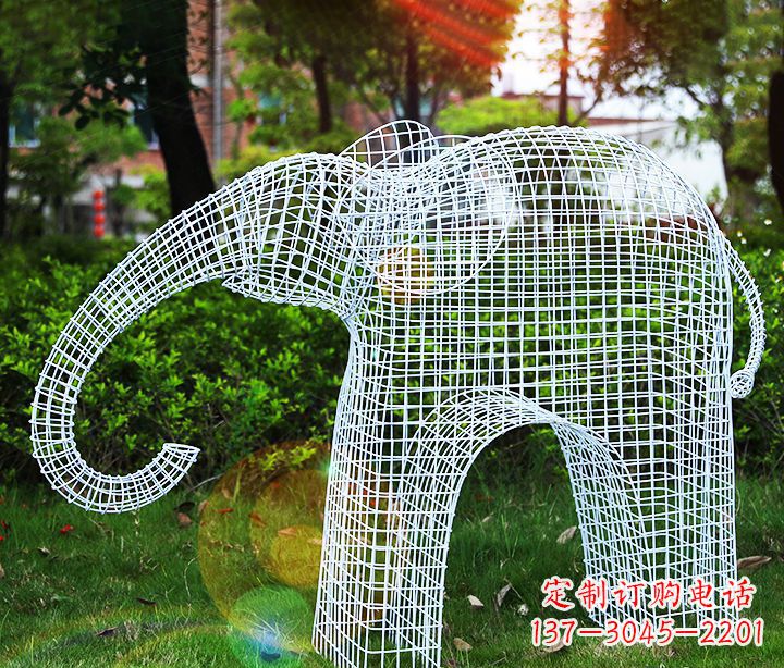 南通不锈钢大象雕塑给城市带来美丽的艺术