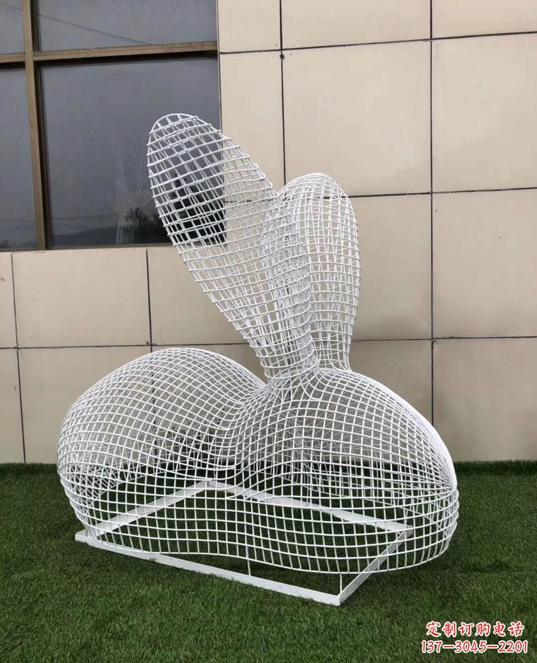 南通不锈钢镂空动物雕塑精致美观的艺术品