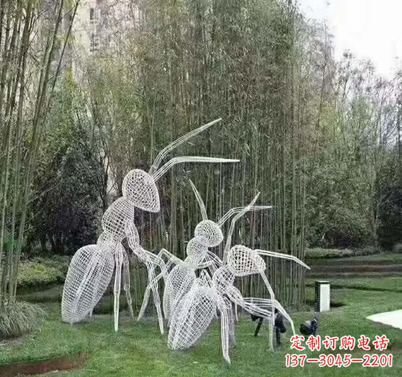 南通不锈钢镂空蚂蚁雕塑艺术细节的精彩绝伦