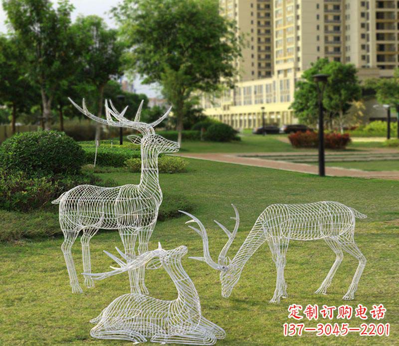 南通精美梅花鹿雕塑,传承祖先文化瑰宝