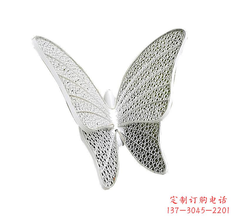 南通不锈钢绿地蝴蝶雕塑