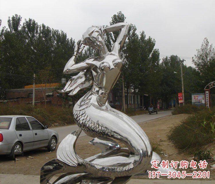 南通海豚雕塑——精美的艺术品
