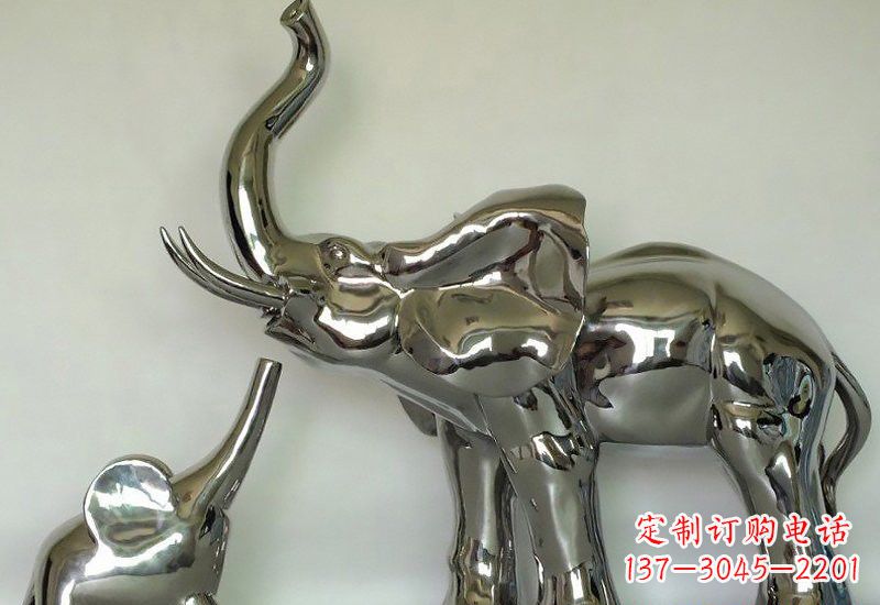 南通不锈钢大象雕塑