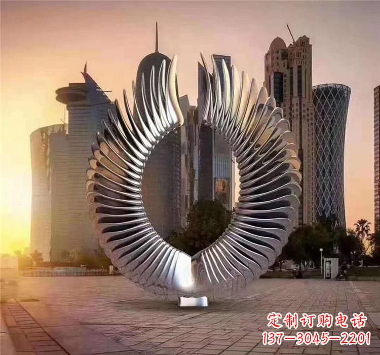 南通不锈钢喷泉雕塑灵动的艺术美学