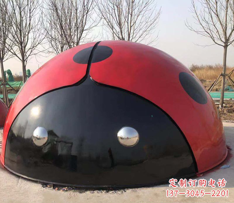 南通不锈钢瓢虫雕塑精致的艺术之美