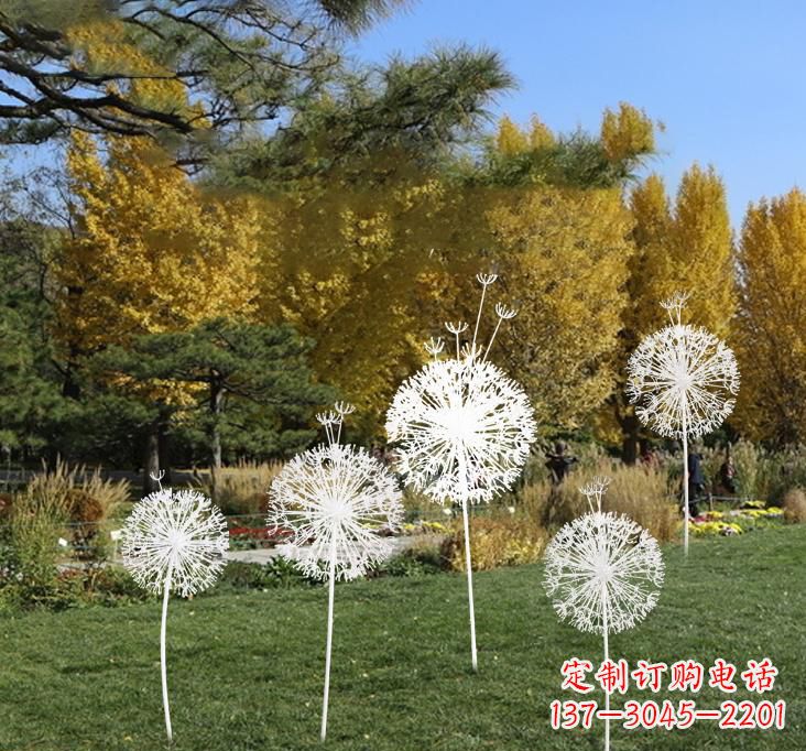 南通不锈钢蒲公英景观雕塑艺术与美的完美结合