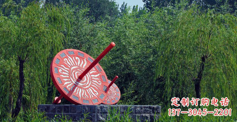 南通不锈钢日晷校园雕塑点亮校园时光