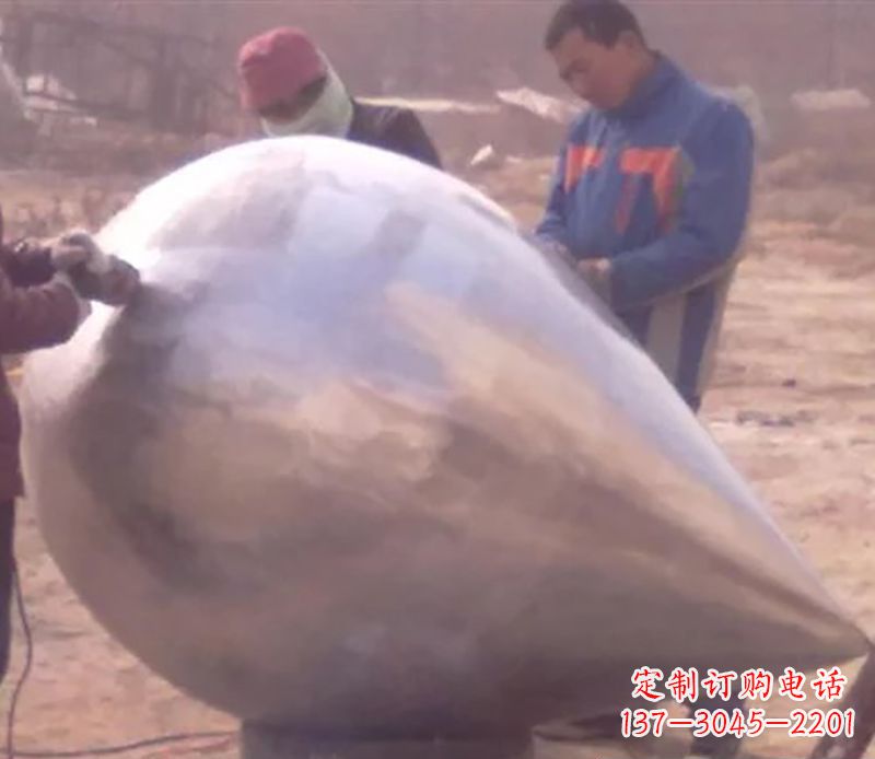 南通不锈钢水滴雕塑精致美丽的艺术品