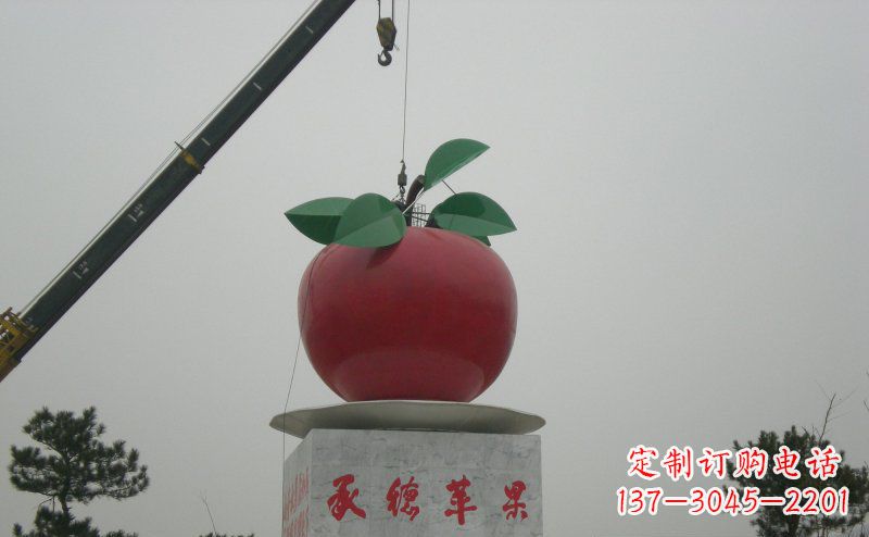 南通不锈钢苹果雕塑艺术与美学的完美结合