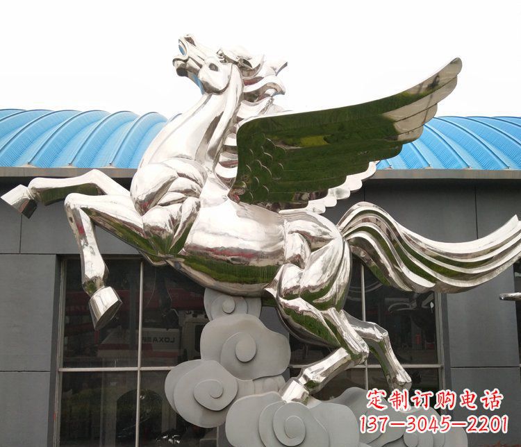 南通不锈钢踏云飞马——给城市带来动感与灵气