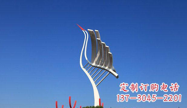 南通不锈钢天鹅丹顶鹤仙鹤雕塑