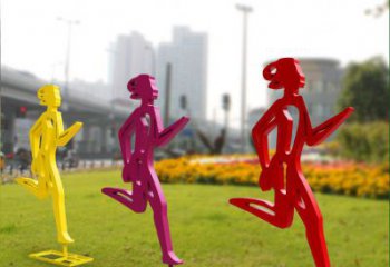 南通勇敢奔跑的女性雕塑