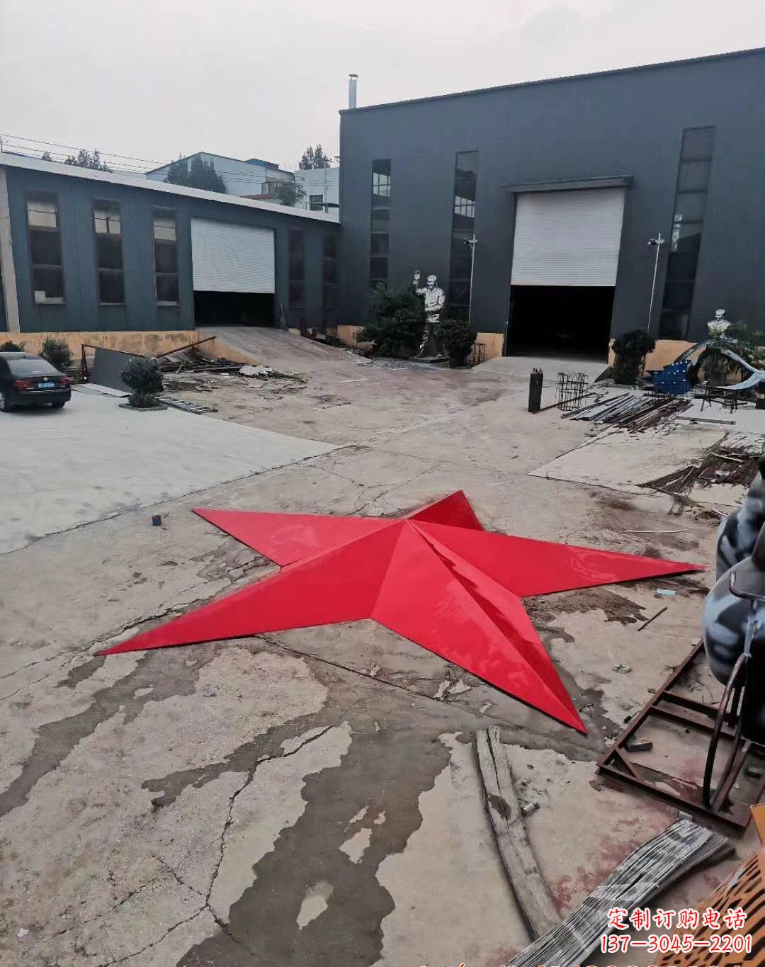 南通五角星的魅力不锈钢景观雕塑
