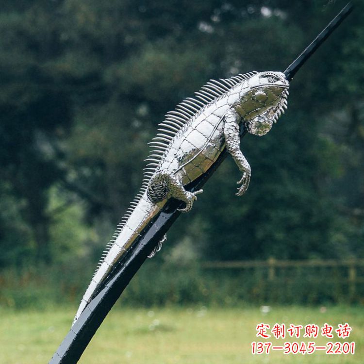 南通不锈钢蜥蜴雕塑艺术的精美体现