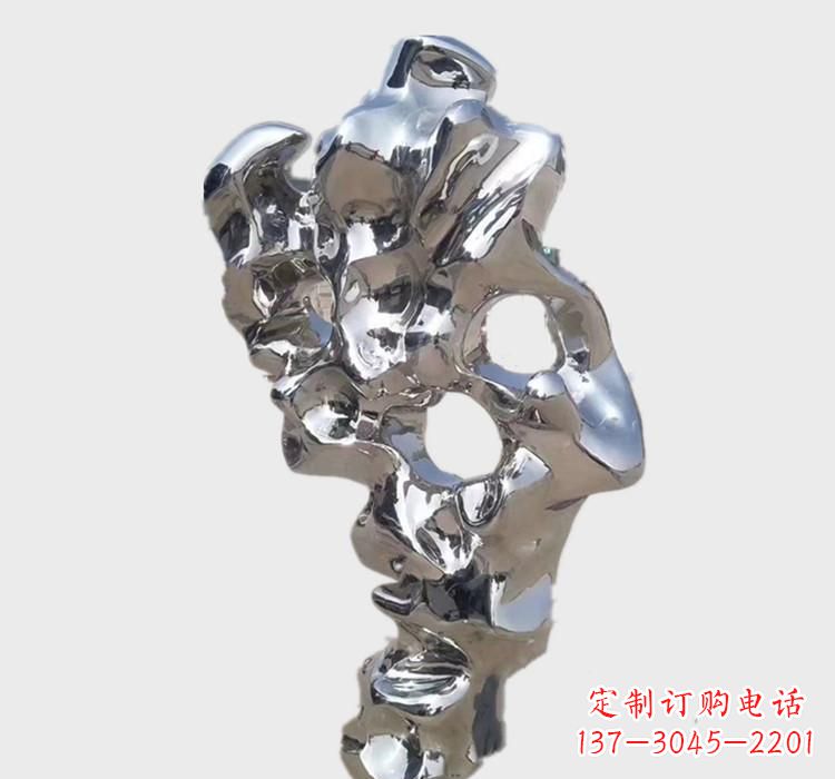 南通不锈钢太湖石雕塑艺术的精致表现