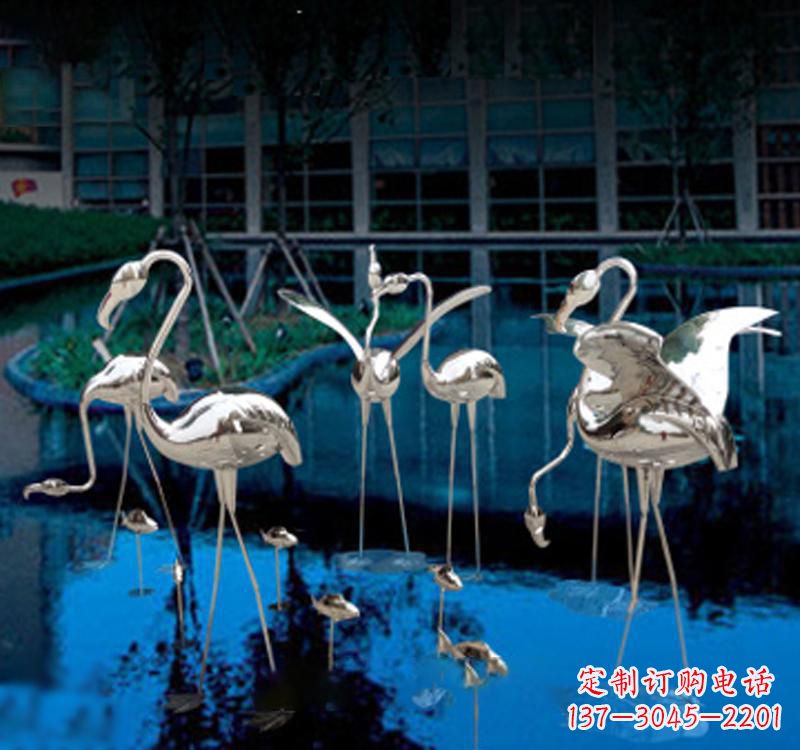 南通不锈钢仙鹤雕塑汇聚自然之美