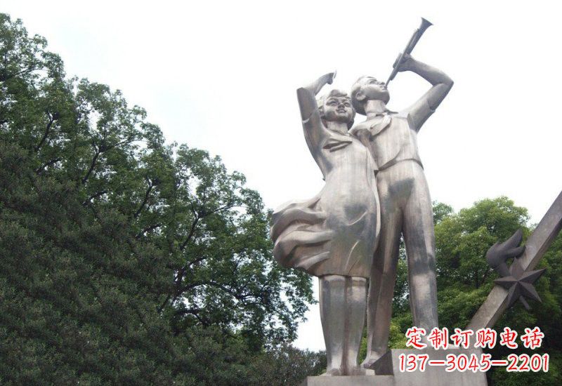 南通不锈钢小学生雕塑缔造美丽校园新风貌