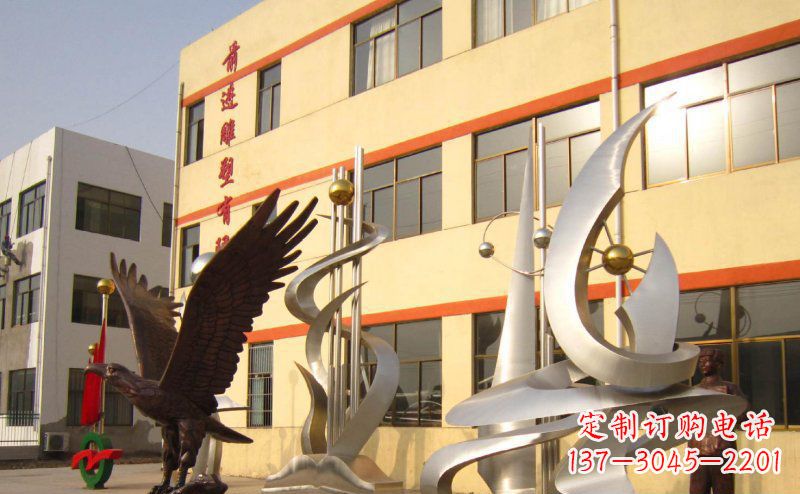 南通不锈钢雄鹰雕塑