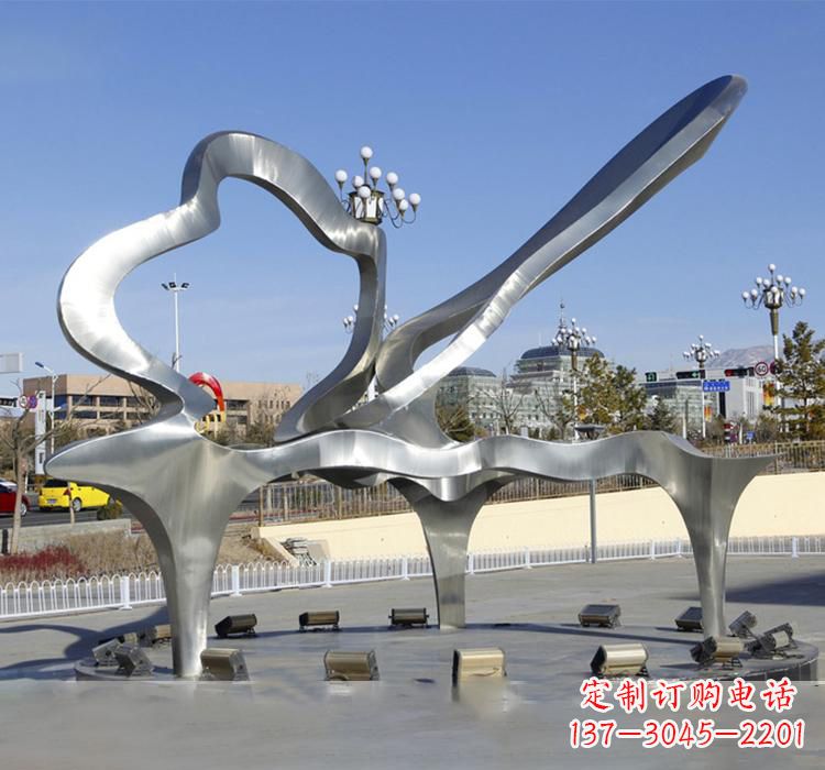 南通不锈钢艺术钢琴雕塑展现精致之美