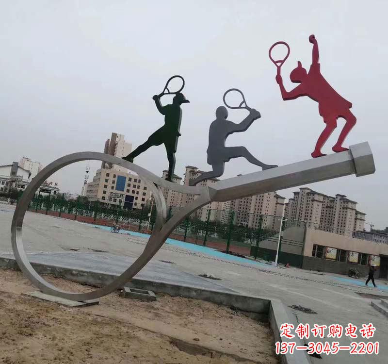 南通不锈钢羽毛球雕塑精美的艺术装点