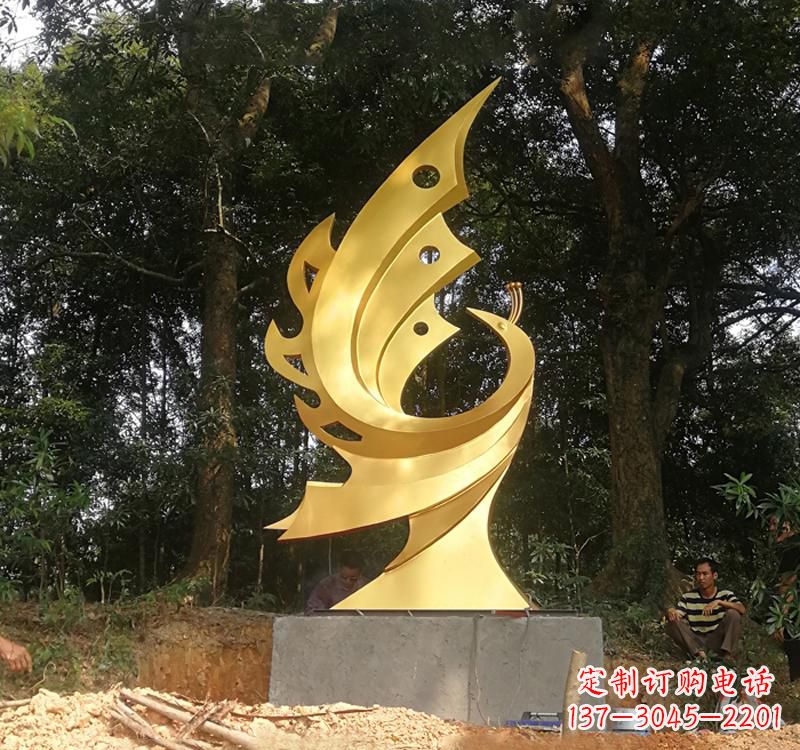 南通不锈钢凤凰雕塑——彰显传统文化之美