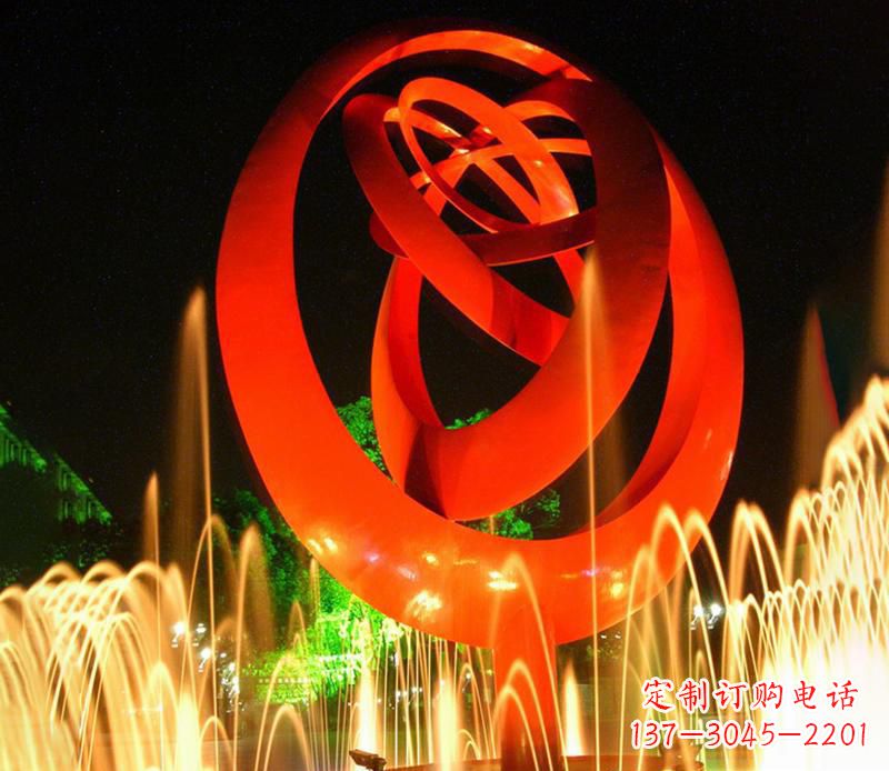 南通圆环雕塑抽象的艺术之美