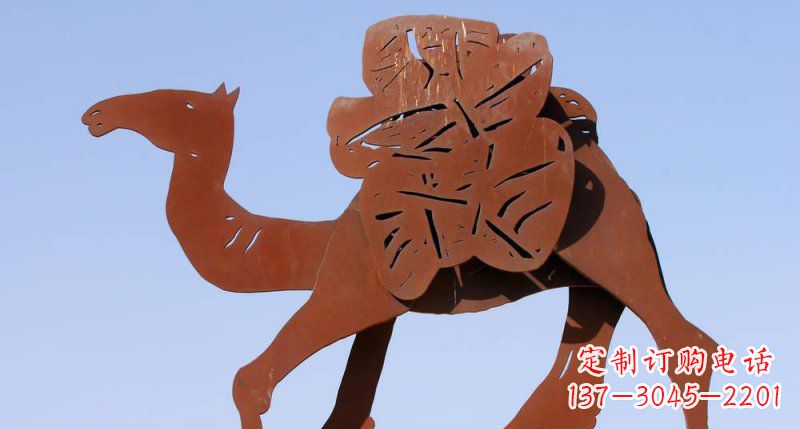 南通不锈钢骆驼雕塑令人惊叹的艺术精品