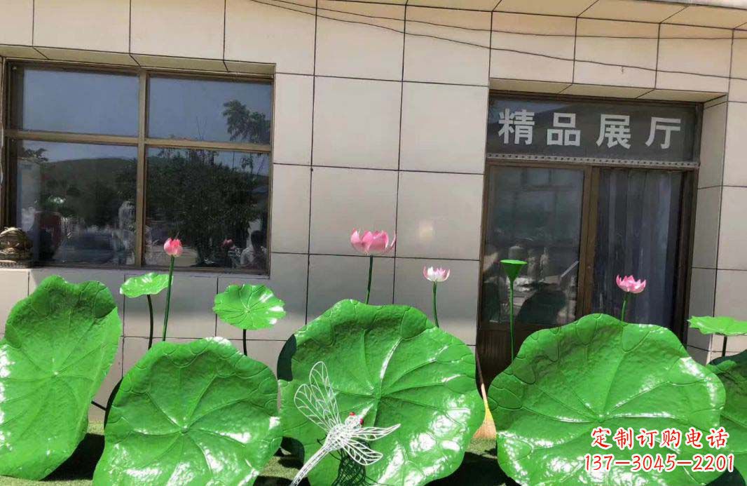 南通不锈钢荷叶雕塑艺术性与美感的完美结合