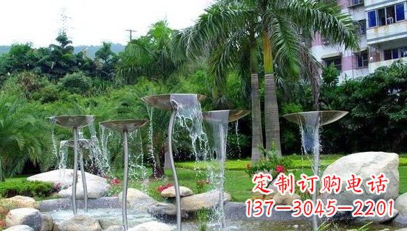 南通不锈钢喷泉雕塑——艺术之美