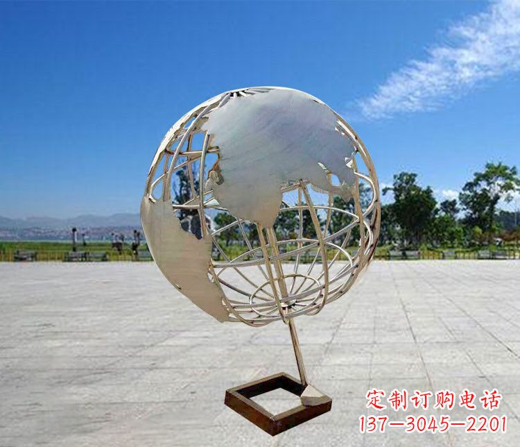 南通神奇的不锈钢地球仪雕塑