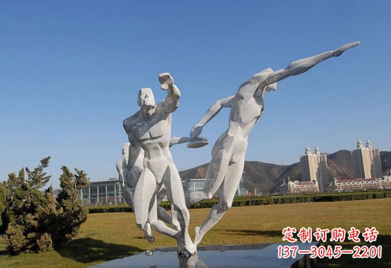 南通不锈钢运动员雕塑一种艺术的象征