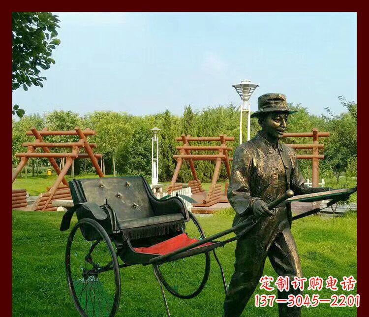 南通细说黄包车夫人雕塑