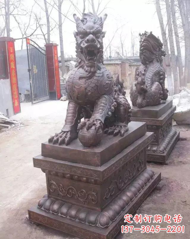 南通麒麟雕塑古老而又神秘