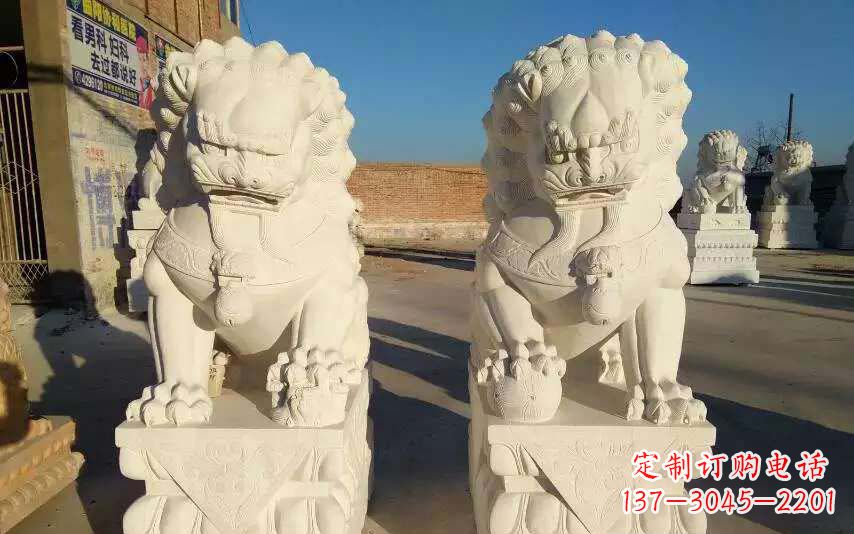 南通狮子雕塑象征力量与智慧
