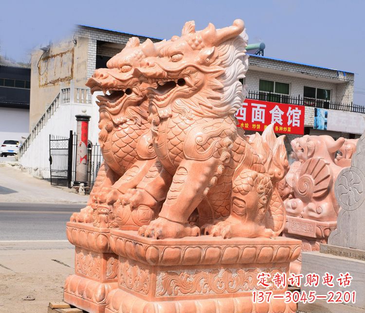 南通传说中的麒麟雕塑