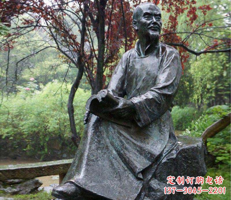 南通曹雪芹古代名人铜雕