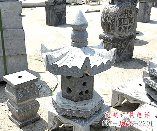 南通美丽的草坪大理石雕塑石灯